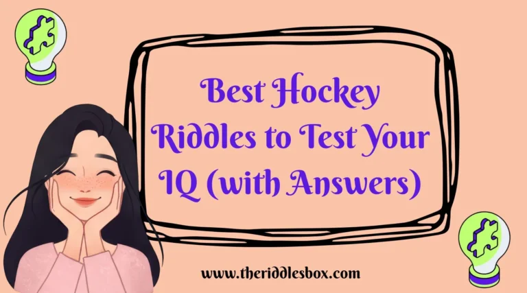 150+ Best Hockey Riddles to Test Your IQ (with Answers)