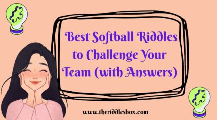 150+ Best Softball Riddles to Challenge Your Team (with Answers)