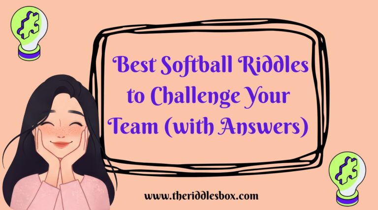 150+ Best Softball Riddles to Challenge Your Team (with Answers)