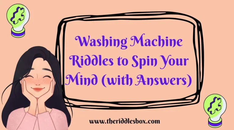 150+ Washing Machine Riddles to Spin Your Mind (with Answers)