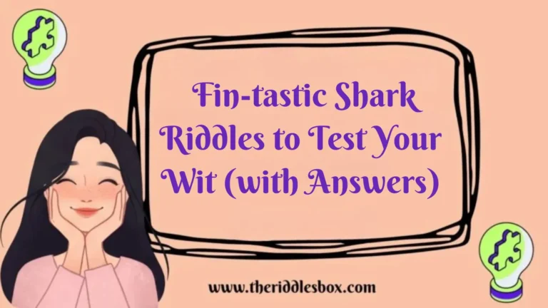 150+ Fin-tastic Shark Riddles to Test Your Wit (with Answers)